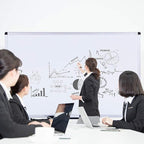 VIZ-PRO Dry Erase Board/Whiteboard, 72 x 40 Inches, Wall Mounted Board - Image 6