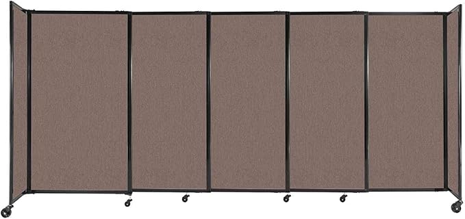 Versare Straightwall Sliding Portable Wall Partition | Freestanding Office by VERSARE