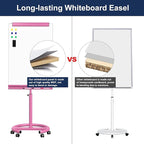 TSJ OFFICE Rolling Whiteboard Standing - Image 4