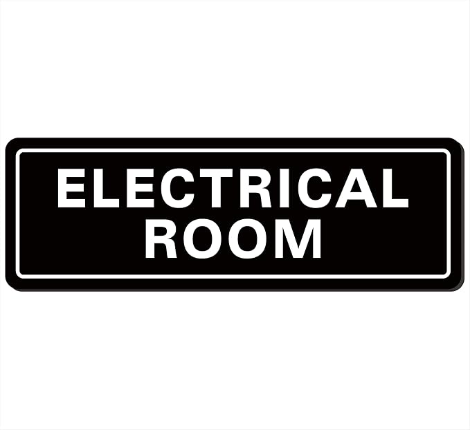 Electrical Room Sign by Unknown