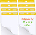 ReliThick 8 Pads Premium Sticky Easel Pad, 20 in x 23 in, 30 Sheets/Pad