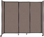 Versare Straightwall Sliding Portable Wall Partition | Freestanding Office by VERSARE