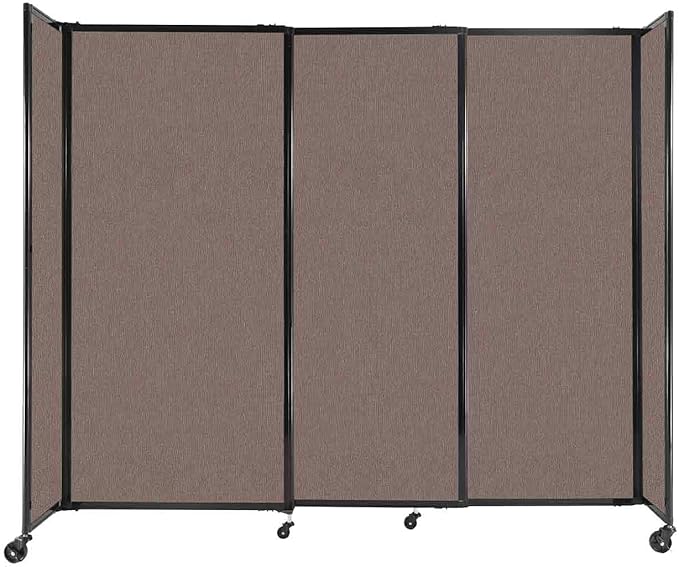 Versare Straightwall Sliding Portable Wall Partition | Freestanding Office by VERSARE