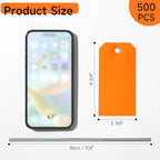 500 Plastic Shipping Tags with Wire - Image 2