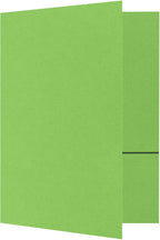 LUXPaper 9 x 12 Presentation Folders in 100 lb. Limelight by LUXPaper