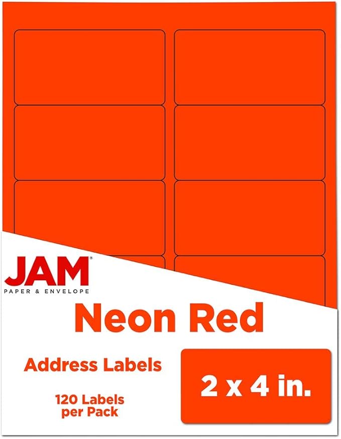 JAM PAPER Shipping Address Labels - Image 2