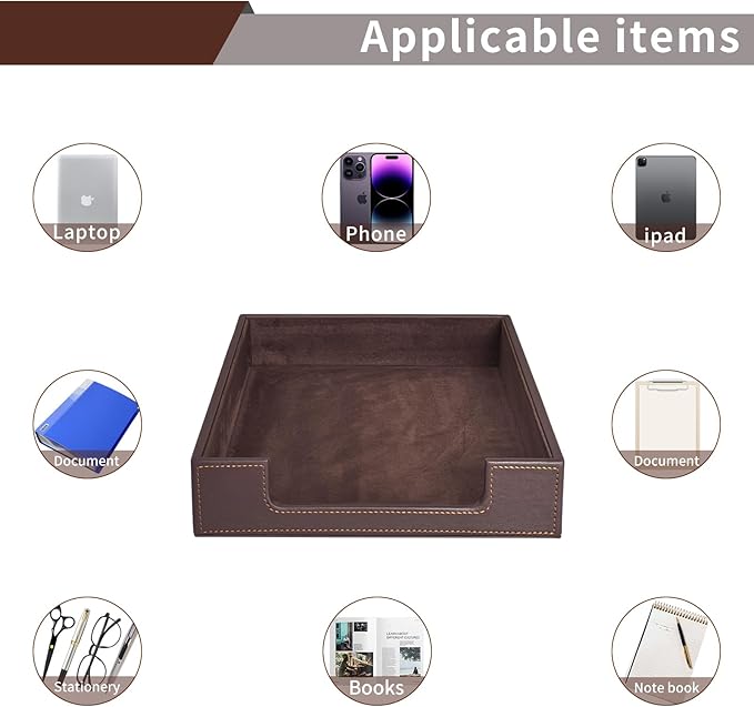 RHCSZ PU Leather Letter Tray - Image 4