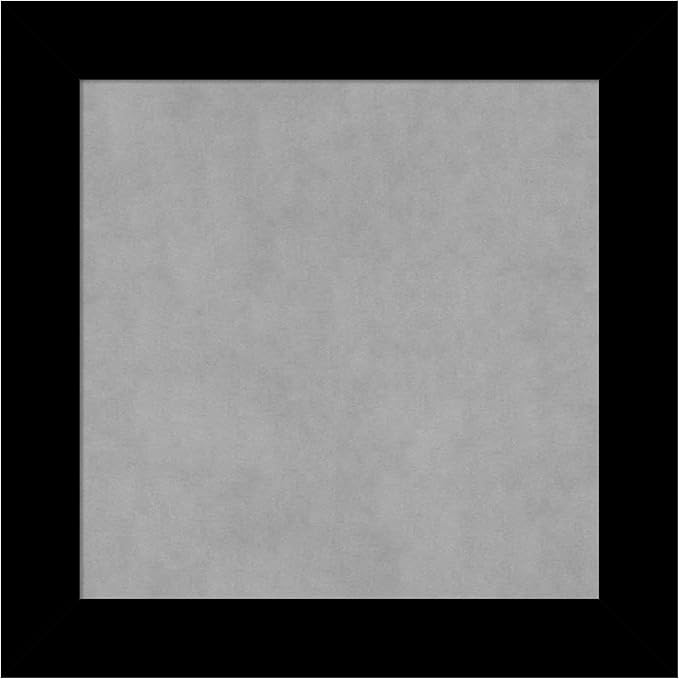 Amanti Art Black Framed Magnetic Board 25x25 Medium Vision Board by AmantiArt