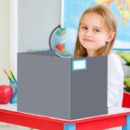 Crtiin 24 Pcs Privacy Folders for Students Desk Dividers Standard School - Image 3