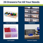 Akro-Mils 26-Drawer Plastic Drawer Storage Cabinet - Image 5