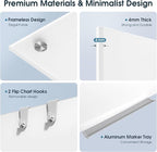 MaxGear Glass Whiteboard Tempered Magnetic Dry Erase Board 72 x 48 Inch Ultra - Image 3