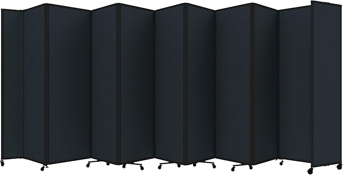 Versare Room Divider 360 Portable Wall Partition | Folding Panels | Large by VERSARE