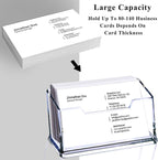 Clear Acrylic Business Card Holder, Name Card Organizer - Image 3