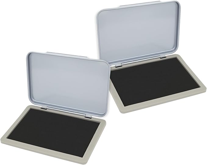 2 Pack Metal Case Stamp Pad Medium Size by ZIGEL