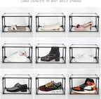 KOKOIN Transparent Plastic Storage Clear Shoe Display Case Box Organizer - Image 7