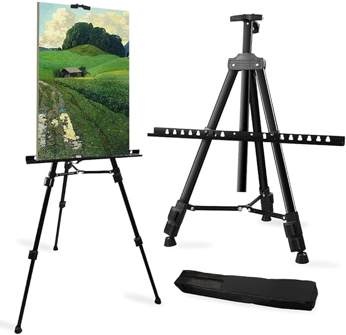 Art Artist Easel Stand for Sign, RRFTOK Metal Tripod Adjustable Easels for by RRFTOK