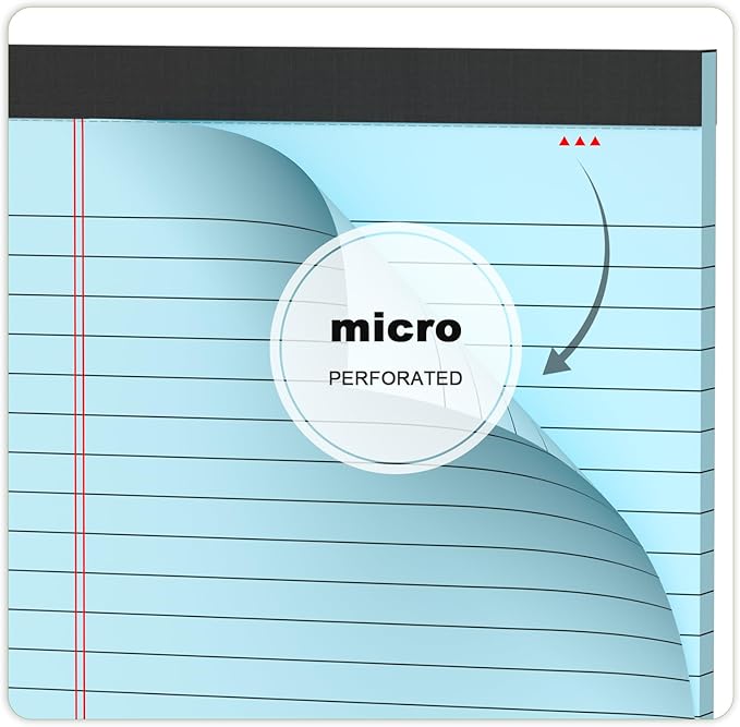 Small Note Pads 5x8" – 6 Vibrant Colors Notepad, College Ruled, 30 Sheets Each - Image 5