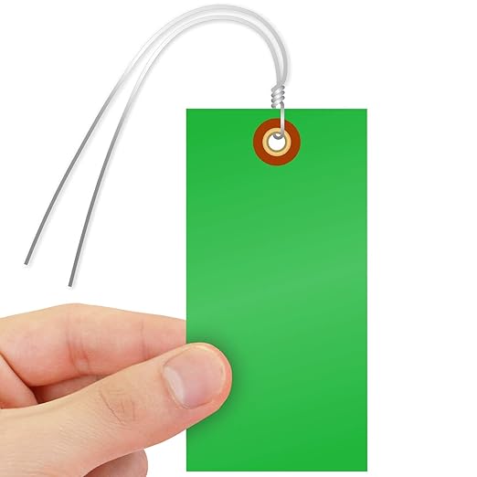 SmartSign 4.75 x 2.375 inch Blank Tyvek Shipping Tags - Image 2