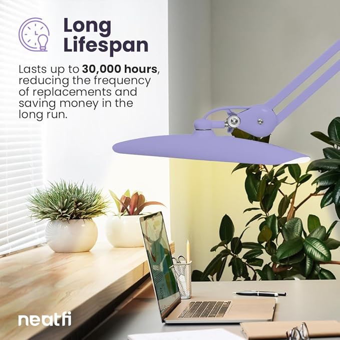 Neatfi XL 2, 200 Lumens LED Task Lamp, 4 Level Brightness, 3 Light Modes - Image 3