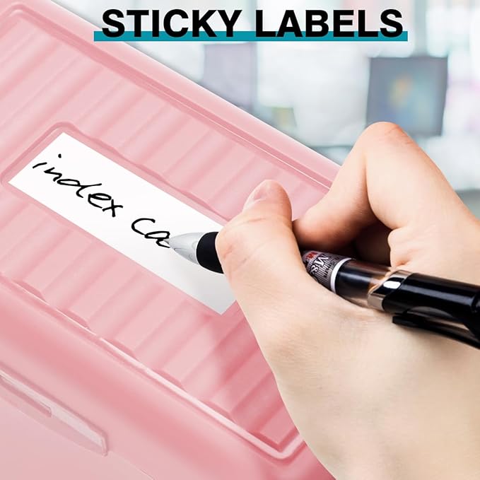 H4D Index Card Holder 3x5, Index Card Box Organizer Case, 3x5 Flash Note Card - Image 4