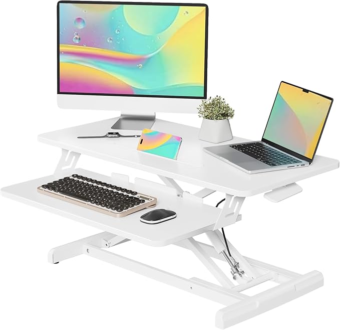 JOY worker Standing Desk Converter, Desktop Workstation Riser by JOYworker