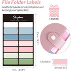 SKYDUE 8 Pockets Expanding File Folders, Accordion Folders, Portable Paper Bill - Image 5