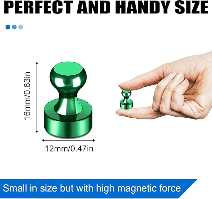 LOVIMAG Fridge Magnets 20Pcs Refrigerator Whiteboard Small Strong Magnet - Image 3