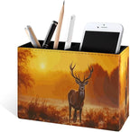 Famame Fall Deer Sunset Pencil Holder - Image 2