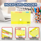 H4D 3x5 Index Card Case with 100 Heavyweight Ruled Index Cards and Dividers - Image 3