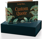 Personalized Gifts, Custom Quote Block Letter Board, Crystal-Clear Acrylic - Image 3