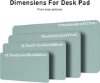 Aothia Leather Desk Pad Protector, Mouse Pad, Office Desk Mat, Non-Slip PU - Image 8