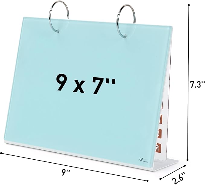 Desktop Glass Dry Erase & Acrylic Aesthetic Calendar Weekly to-do List Combo - Image 7
