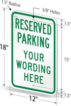 SmartSign Custom Reserved Parking Sign - Image 6