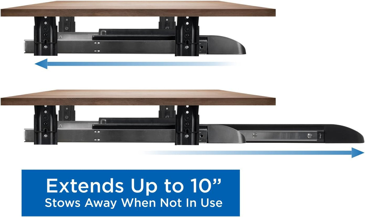 Mount-It! Under Desk Keyboard Drawer with Wrist Rest, Ball-Bearing Slide