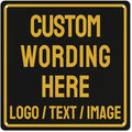 Custom Sign Bulk Personalized Metal Signs by Custom
