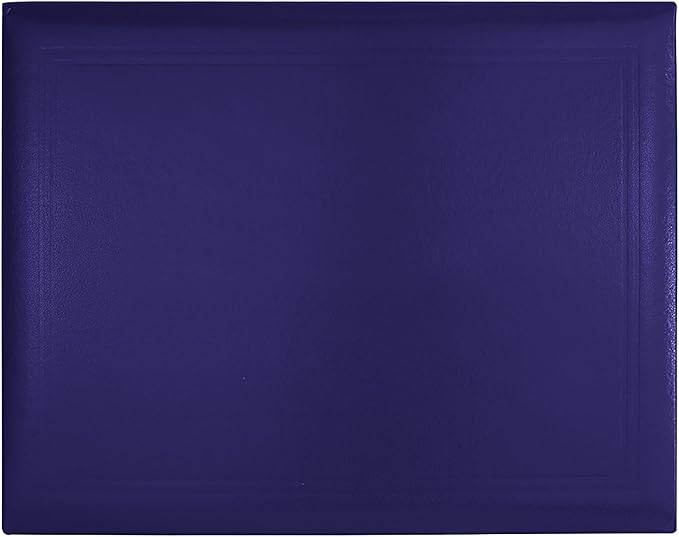 GraduationMall 8.5"x11" Smooth Padded Diploma Cover Certificate Holder Purple - Image 2