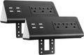 Emerising 2-Pack Desk Edge Mount Power Strips by Emerising