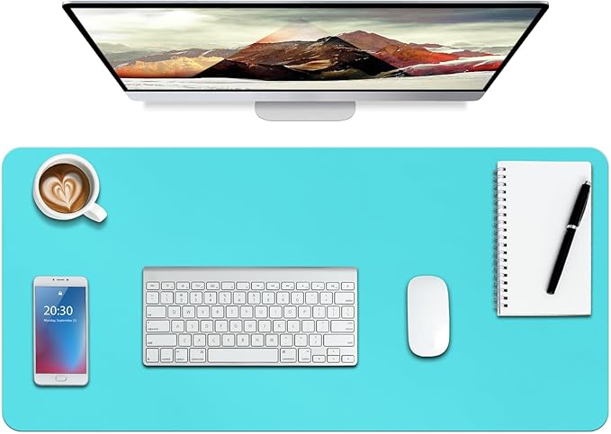 Boutilon Leather Desk Pad Protector, Non-Slip Mouse Pad, Laptop Desk Pad by Boutilon