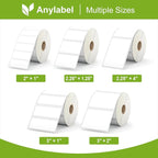 2" x 1" Direct Thermal Label, Paper - Image 7