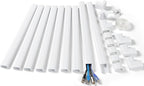 153in Wall Cable Hider, Cord Hider to Hide 3-4 Cords, TV Wire Hider - Image 7