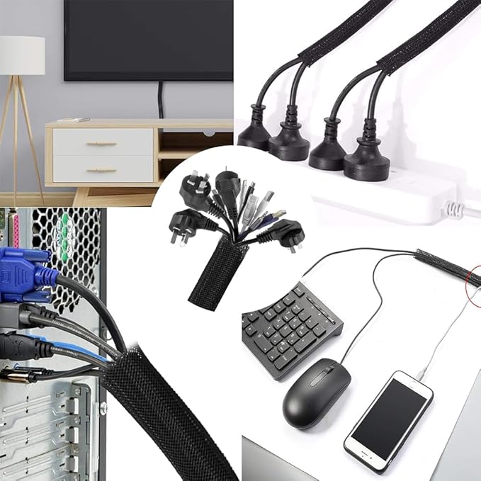 319pcs Cable Management Organizer Kit, Desk Cord Organizer, 98 Adhesive Cable - Image 7