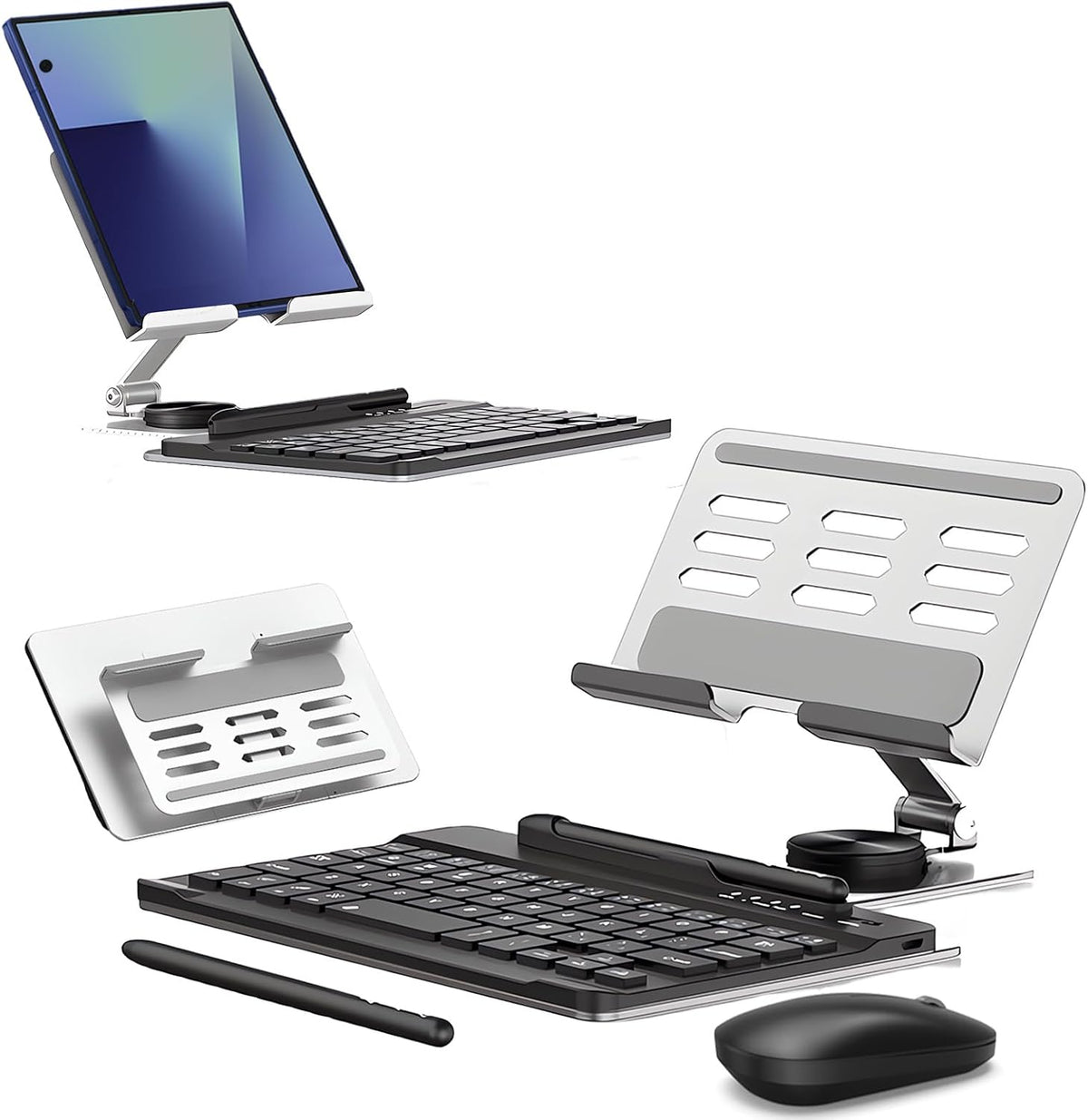 for Samsung Galaxy Z Fold 8 Ultra/Fold8 Wide/7/6/5 Stand and Keyboard Combo