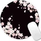 IMAYONDIA Cute Pink Flowers Mouse Pad, Floral Mouse Pads, Sakura Cherry Blossom by IMAYONDIA