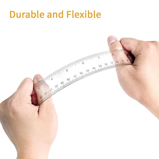 30 Packs Clear Plastic Ruler 12 Inch - Image 3