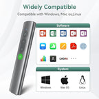 Wireless Presentation Clicker PowerPoint Remote: USB C A Presenter PPT Power - Image 6
