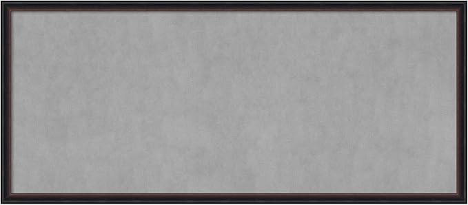 Amanti Art Black Framed Magnetic Board 22x50 Oversize Vision Board by AmantiArt