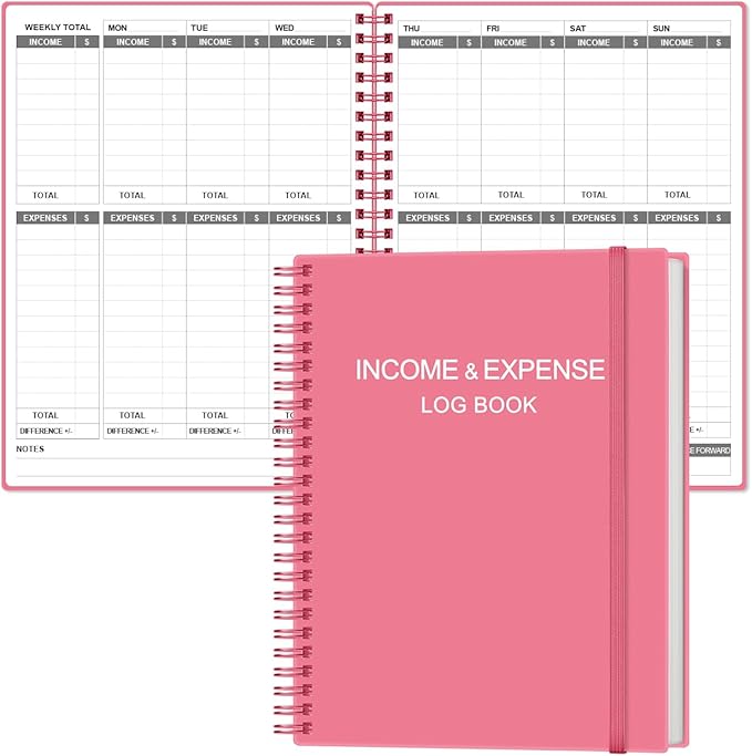 Heveboik Income & Expense Log Book by Heveboik