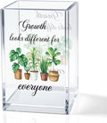QYUVK Growth Looks Different for Everyone Acrylic Cosmetic Pencil Holder Cup by QYUVK