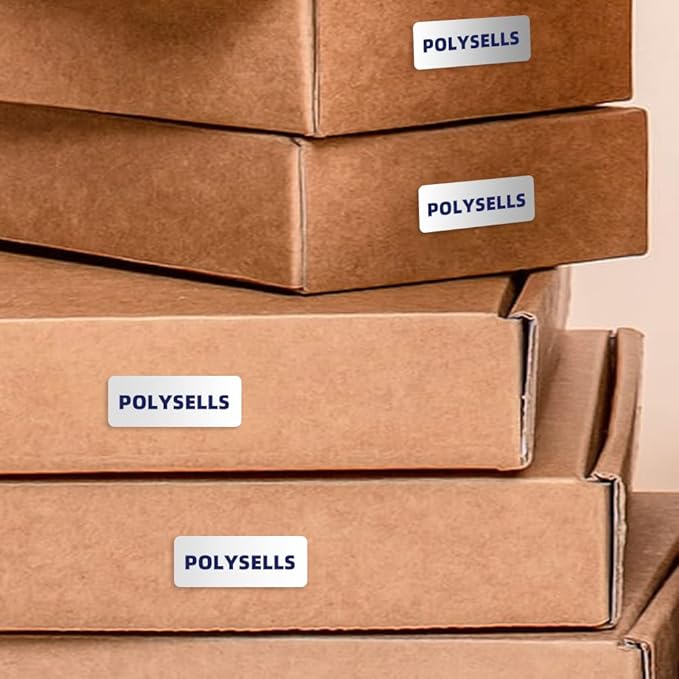 POLYSELLS 1" x2-5/8 Self Adhesive Address Labels, 30UP Blank Shipping Labels - Image 6