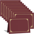 HAUTOCO 10 Packs Certificate Holders, Burgundy Diploma Holders, Document Award by HAUTOCO